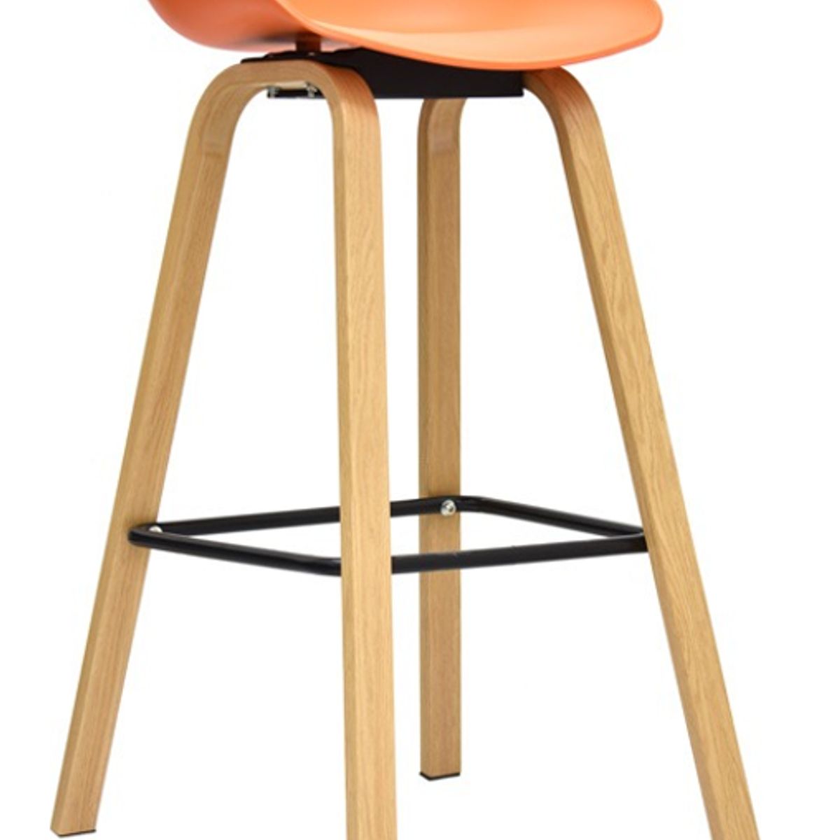 GENERICO - SILLA DE BAR CAJERA - MISURI NARANJA