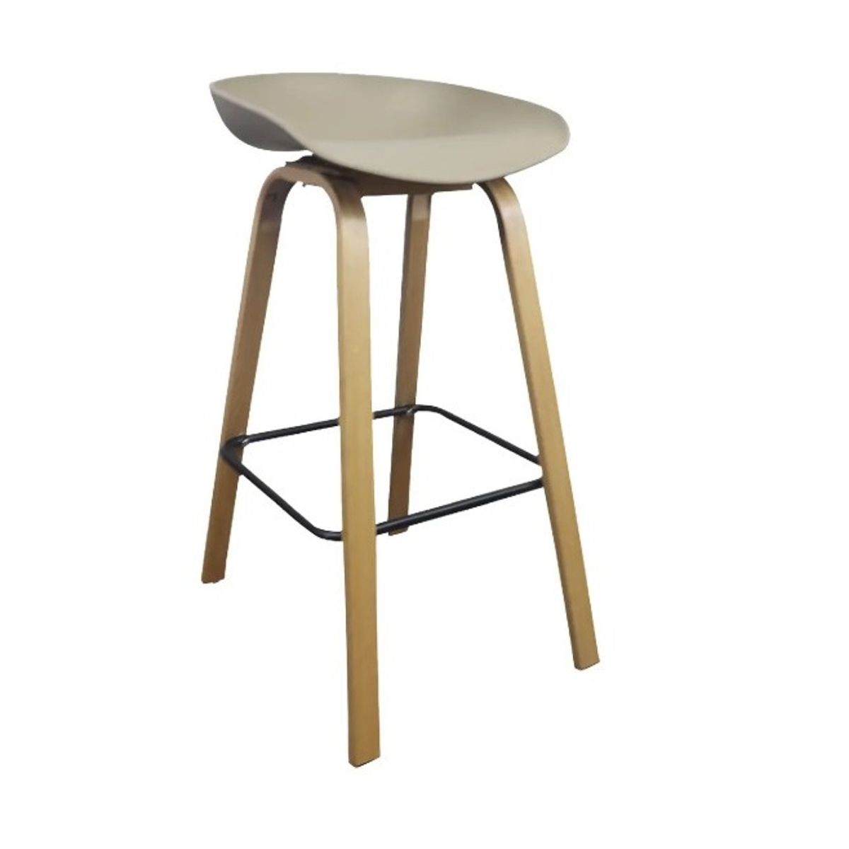 GENERICO - SILLA DE BAR CAJERA - MISURI BEIGE