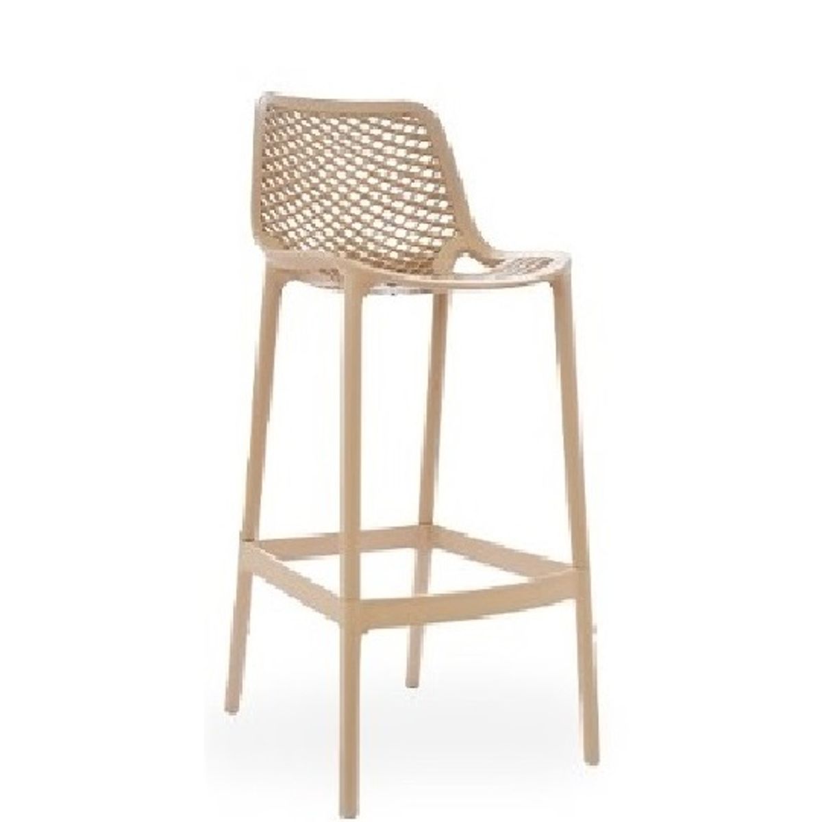 GENERICO - SILLA DE BAR CAJERA - BERLIN BEIGE