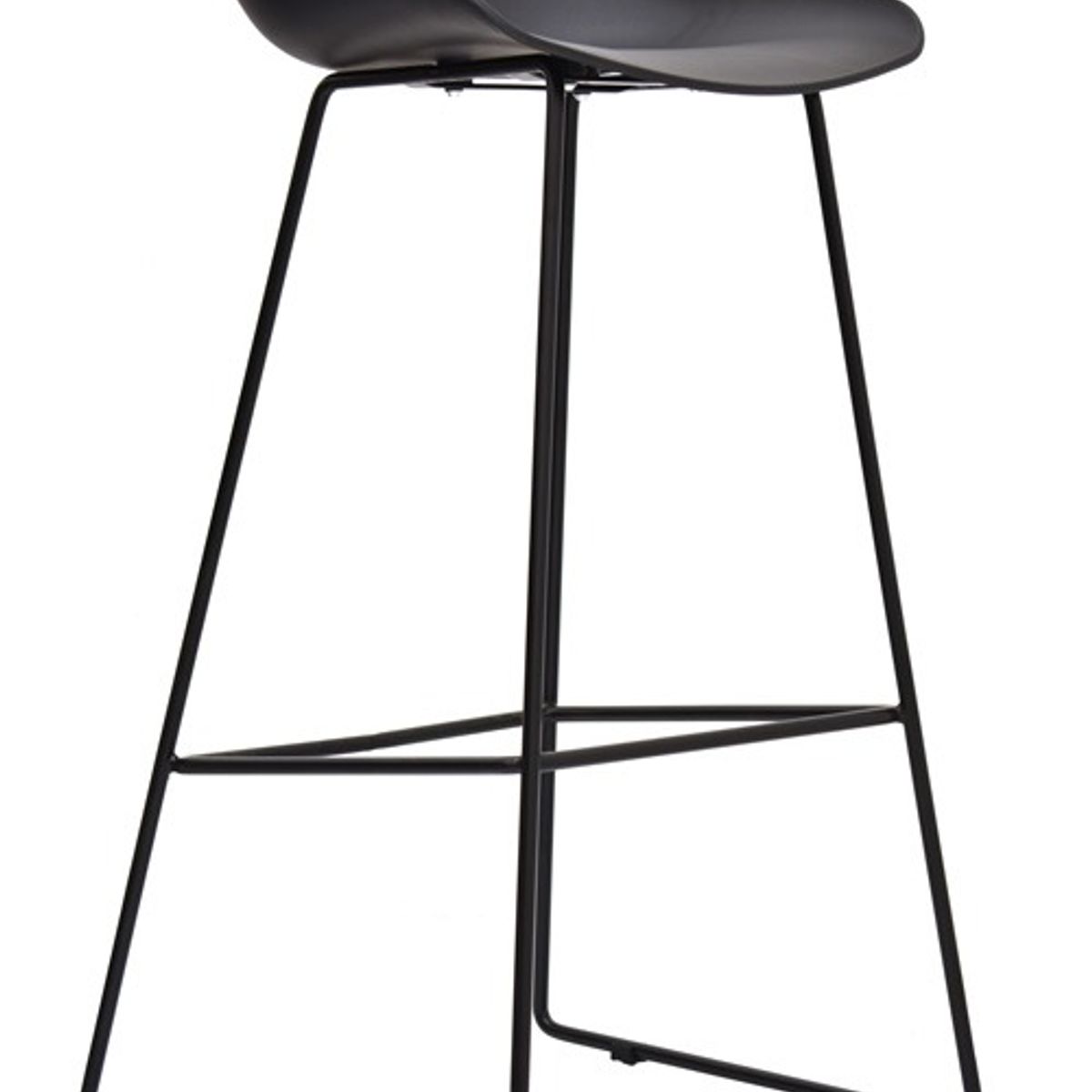 GENERICO - SILLA DE BAR CAJERA - MITSURI NEGRO