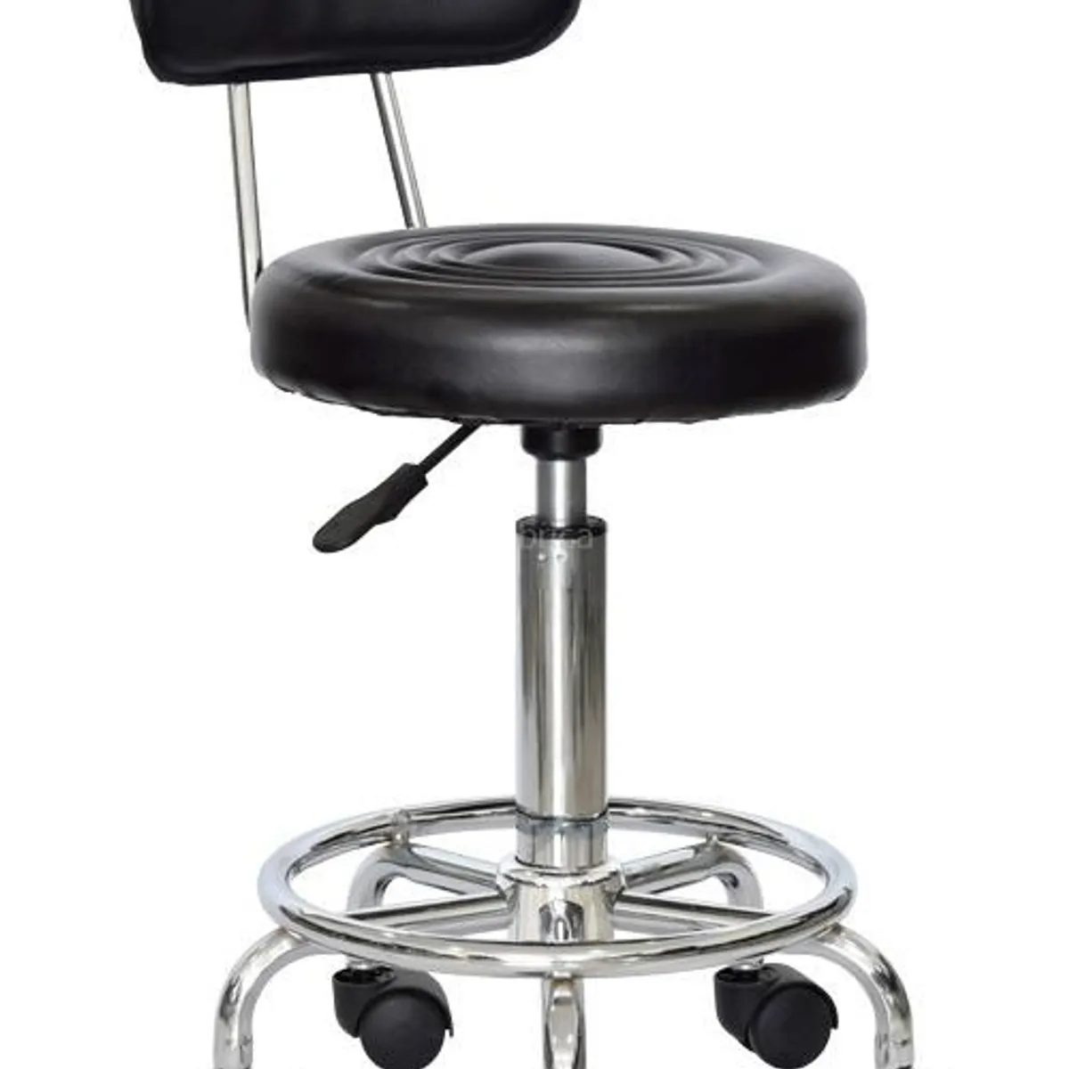 GENERICO - SILLA DE BAR GIRATORIA - WORK CR NEGRO