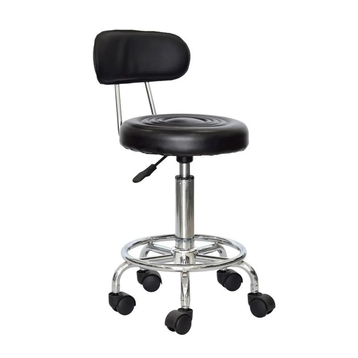 GENERICO - SILLA DE BAR GIRATORIA - WORK CR NEGRO