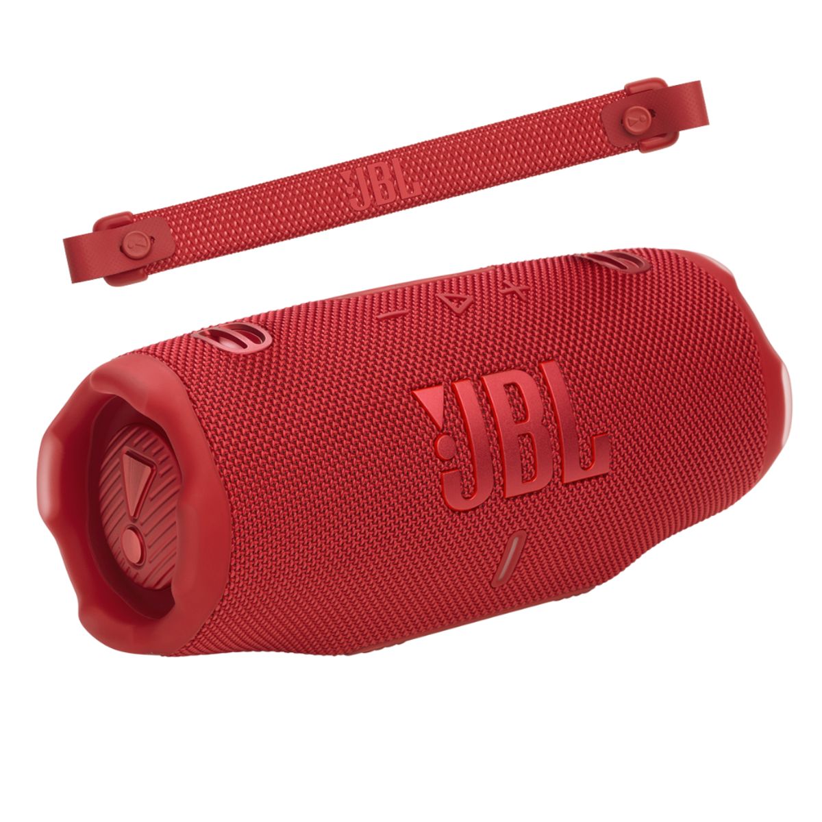 JBL - JBL Charge 6 Parlante Bluetooth con correa hasta 28 horas - Rojo