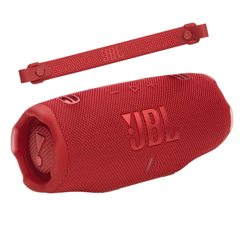 JBL - JBL Charge 6 Parlante Bluetooth con correa hasta 28 horas - Rojo