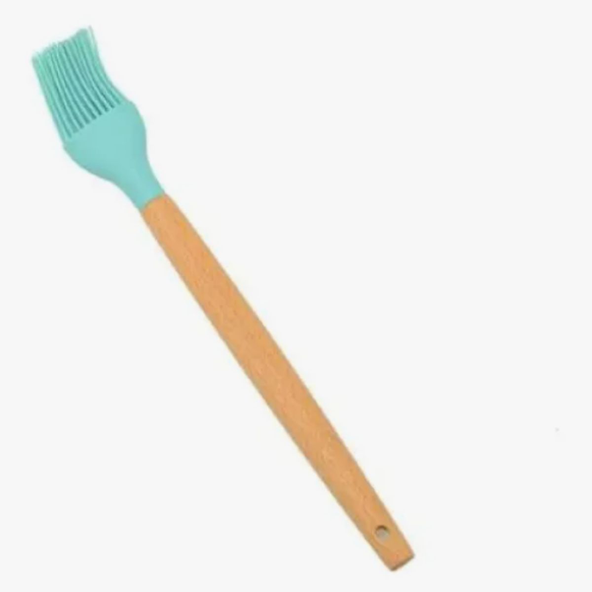 GENERICO - Brocha De Silicona Con Mango De Madera Para Cocina