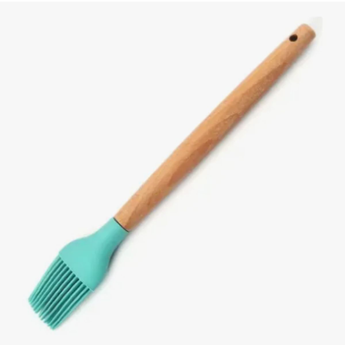 GENERICO - Brocha De Silicona Con Mango De Madera Para Cocina