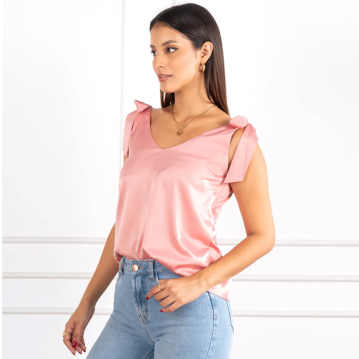 JAROLA - Blusa Seda Mujer Jarola Kata