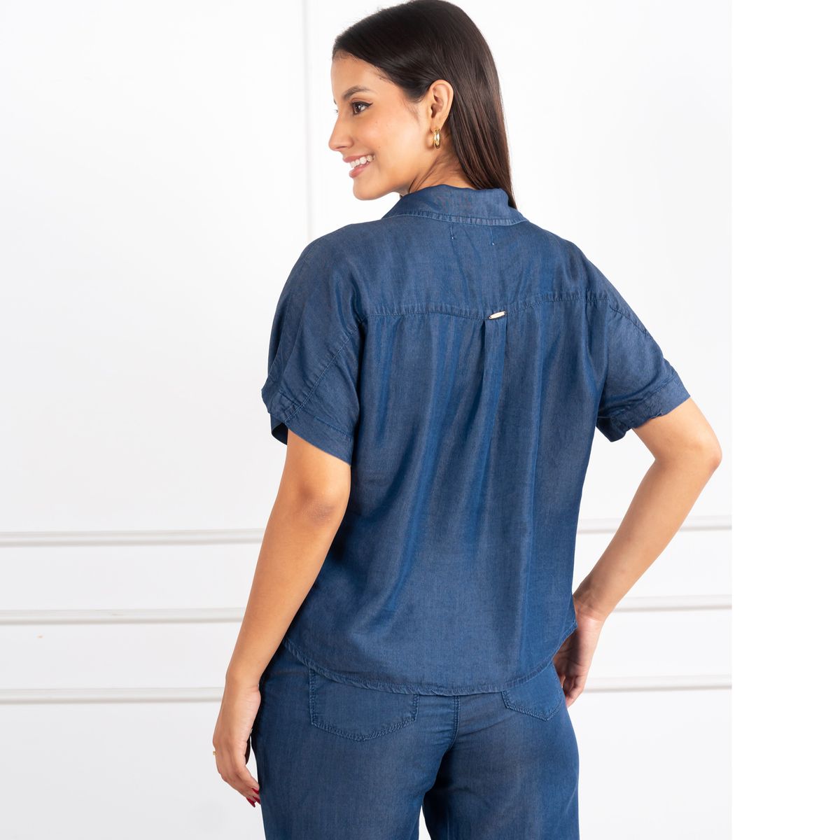 JAROLA - Blusa Denim Tencel Jarola Aitana