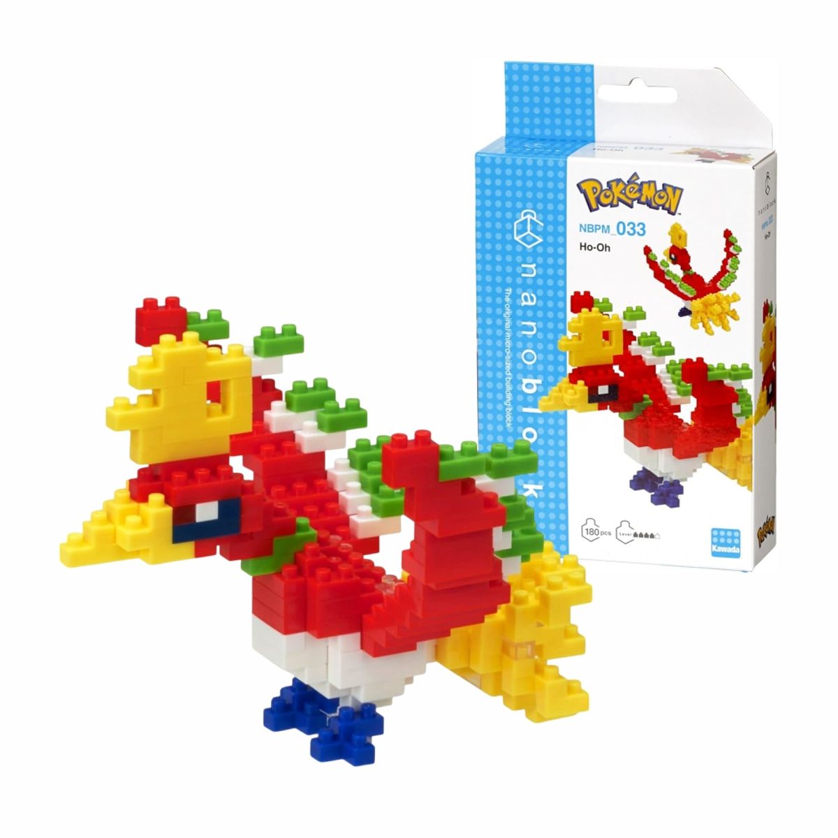 POKEMON - Pokemon Nanoblock Ho Oh 180 Piezas