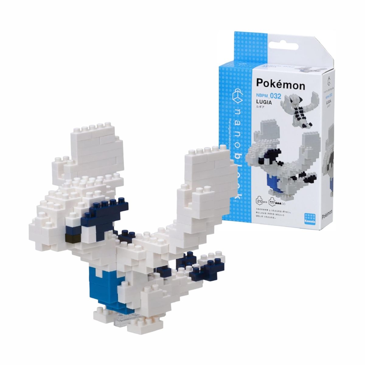 POKEMON - Pokemon Nanoblock Lugia 210 Piezas