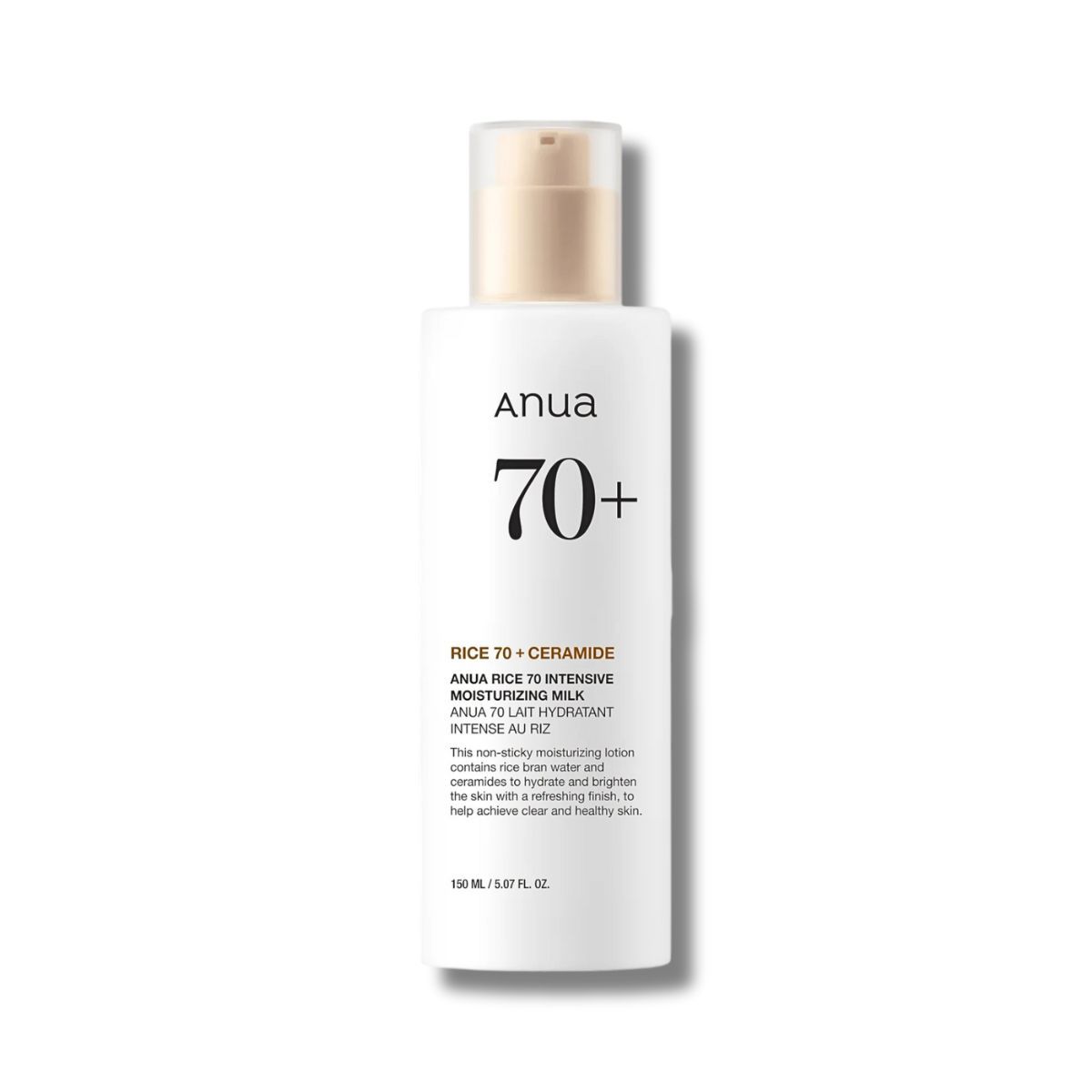 ANUA - Anua Rice 70 Intensive Moisturizing Milk 150ml Loción Hidratante
