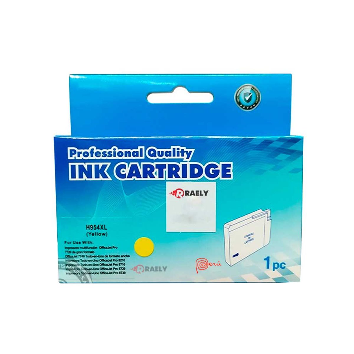 GENERICO - Tinta raely  Compatible HP954XL Yellow