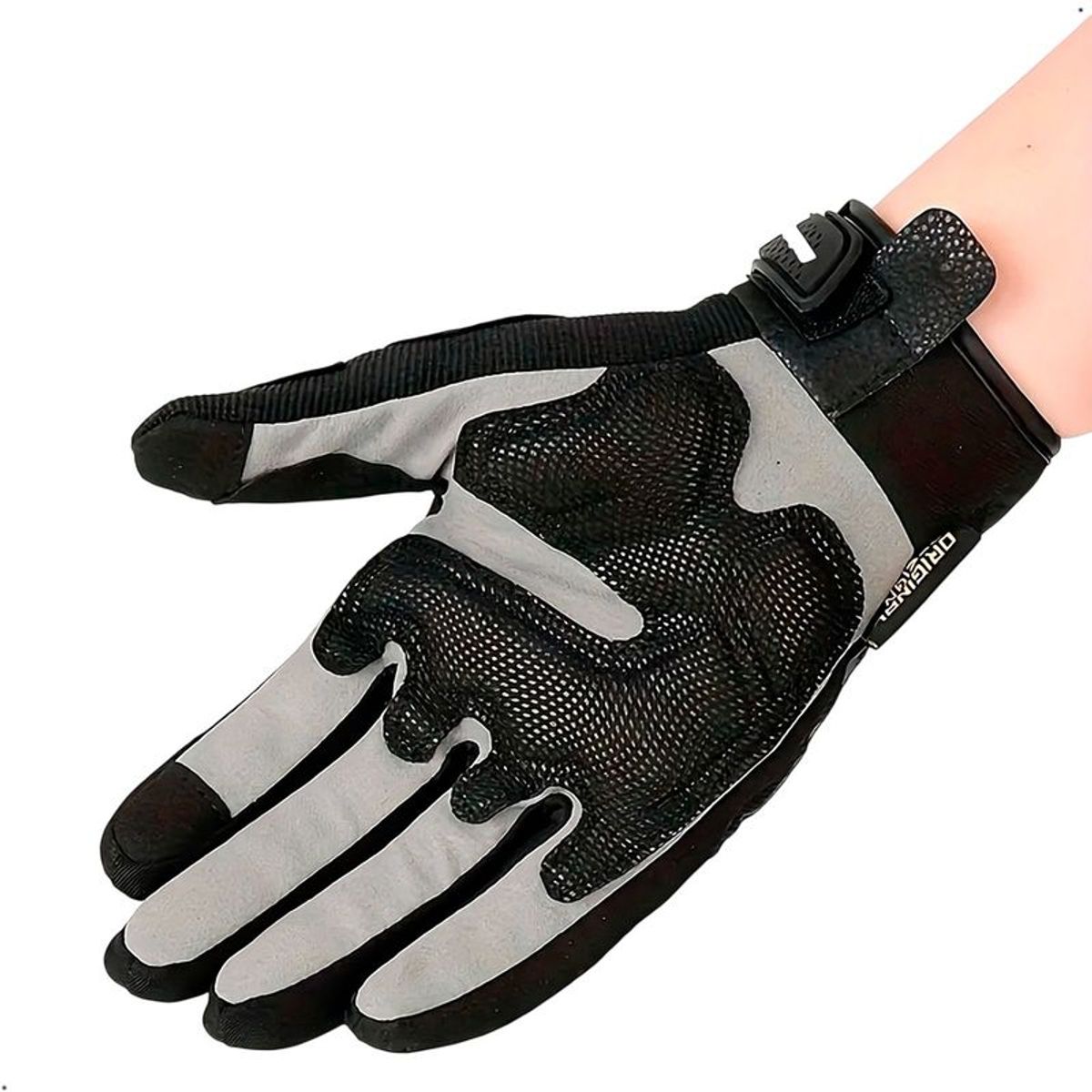 GENERICO - GUANTE DE MOTO MADMOTOR NEGRO TORNASOL