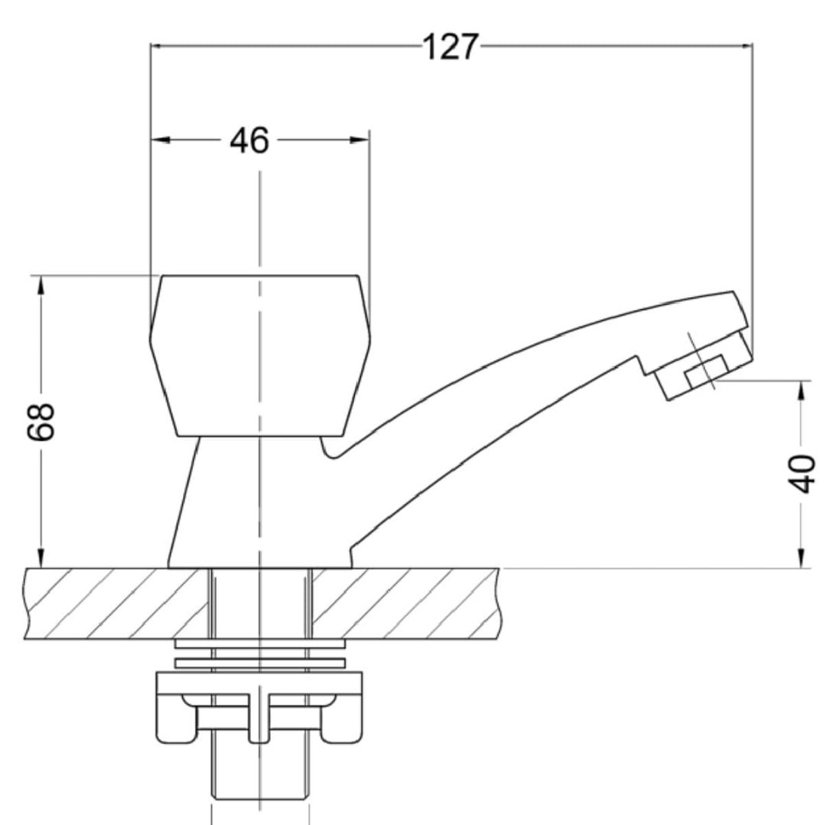 GENERICO - CAÑO CROMADO PARA BAÑO
