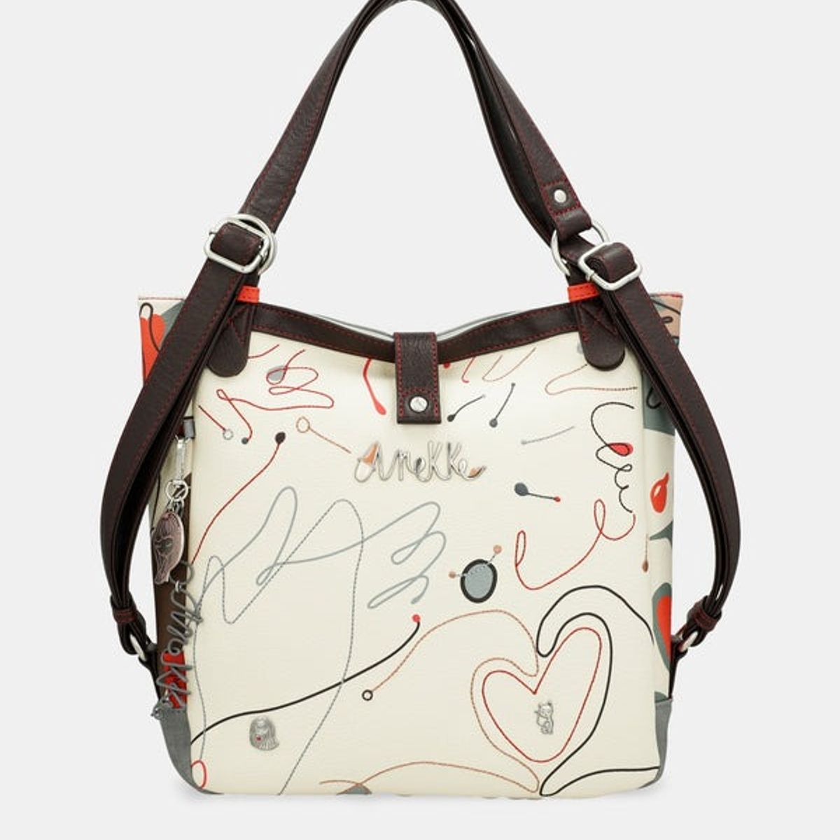 GENERICO - Bolso convertible en mochila-Anekke Ole