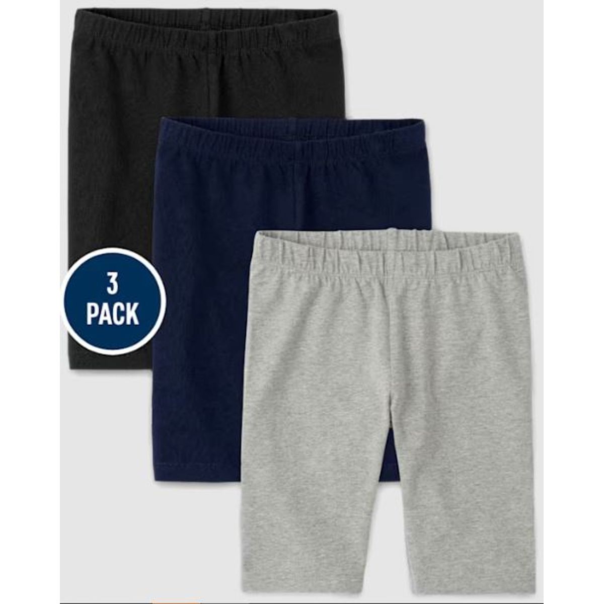 GENERICO - Pack x3 Biker Short Niña Lycrado