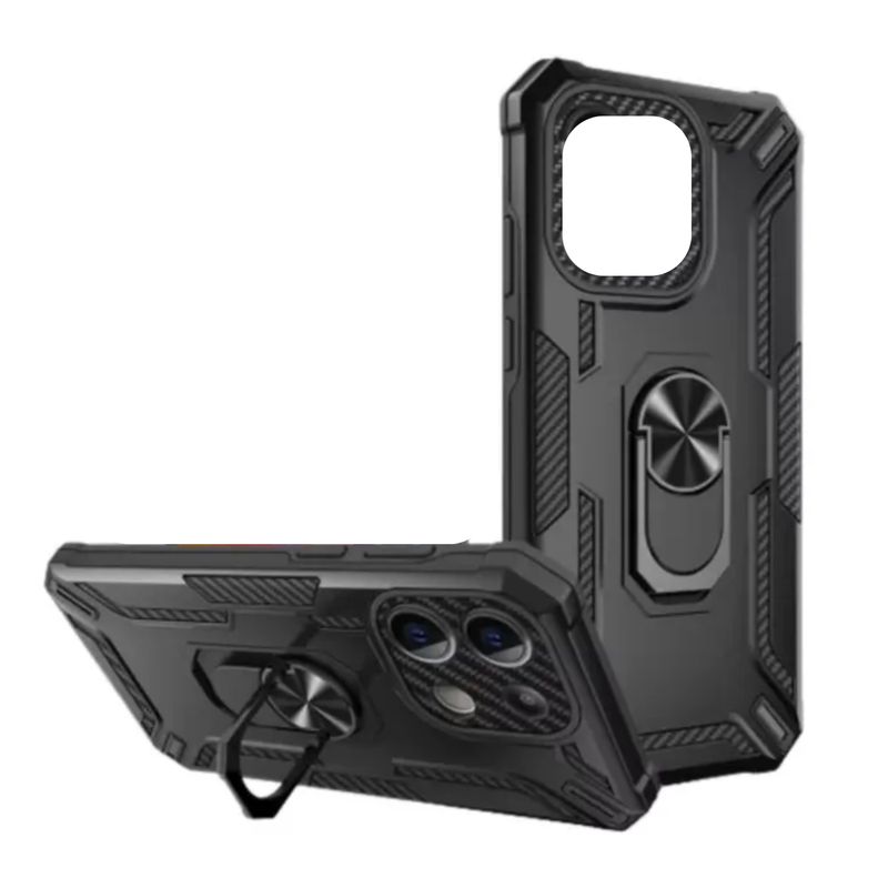 FUNCOVER - CASE ARMADURA NEGRO PARA NOTE 13 PRO 4G
