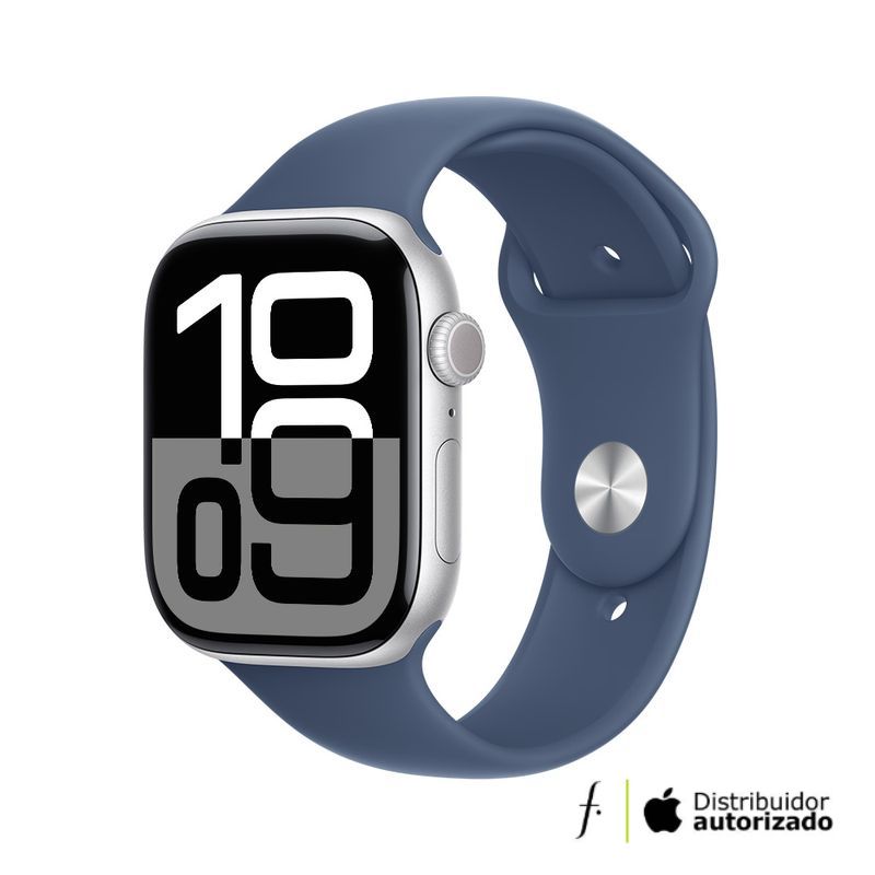 APPLE - Apple Watch Series 10 46mm Gps Sport Band  - Plata