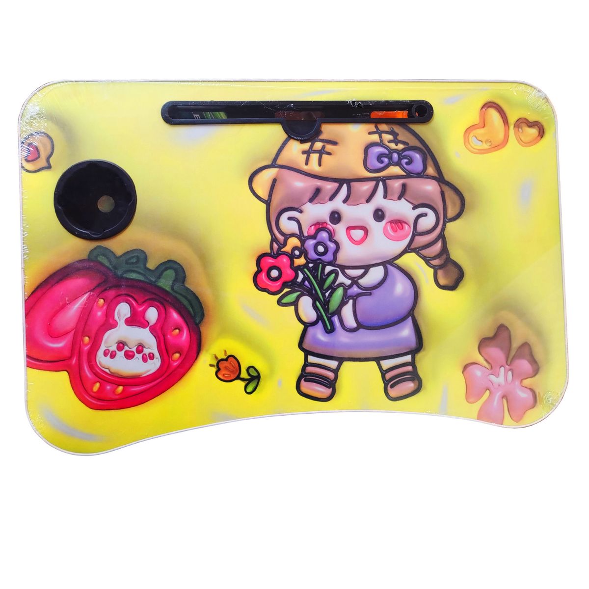 GENERICO - Mesa Para Laptop Plegable Portatil Multifuncional Fresita Kawaii