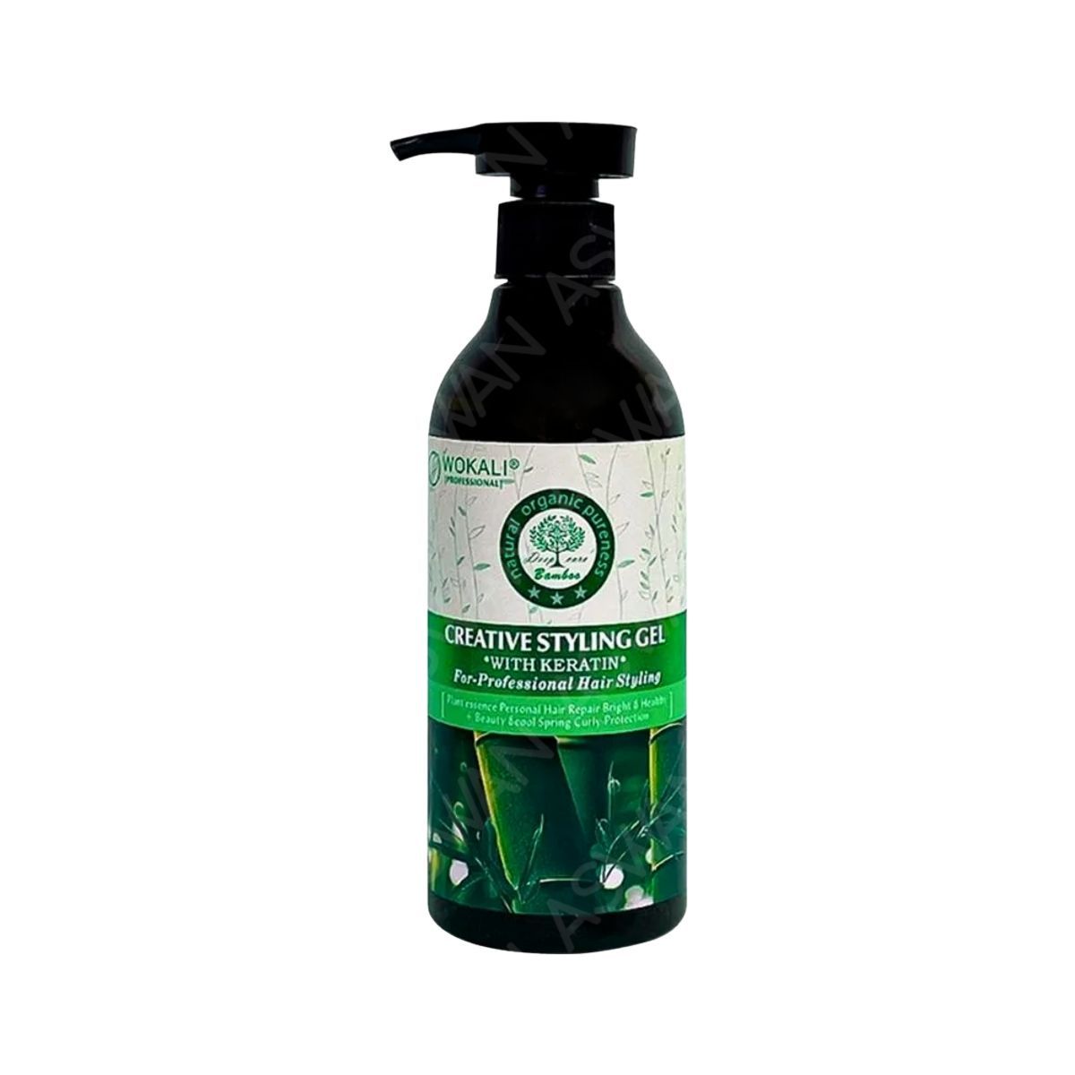 WOKALI - GEL FIJADOR DE BAMBÚ  300 ML - WOKALI