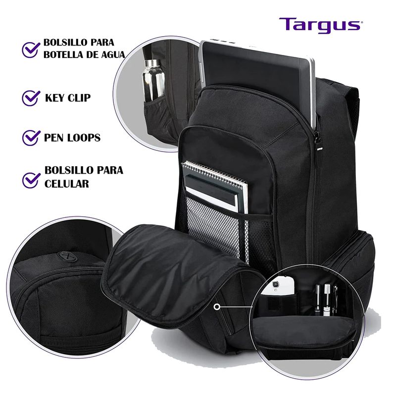TARGUS - Mochila Para Laptop Targus Groove 17 Negro