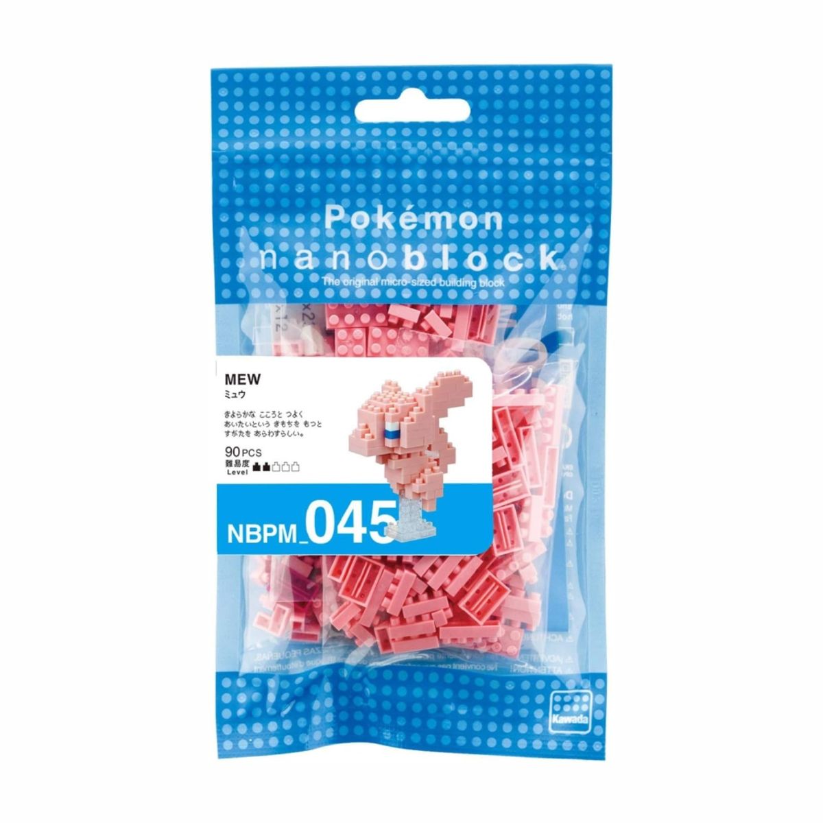 POKEMON - Pokemon Nanoblock Mew 90 Piezas