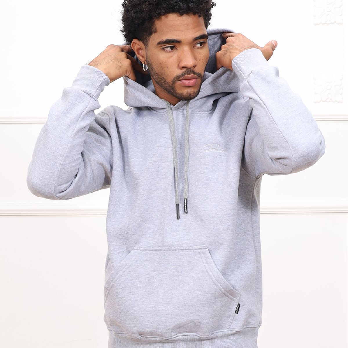 DM DEXMEN - Polera Dexmen Hoodies Gris
