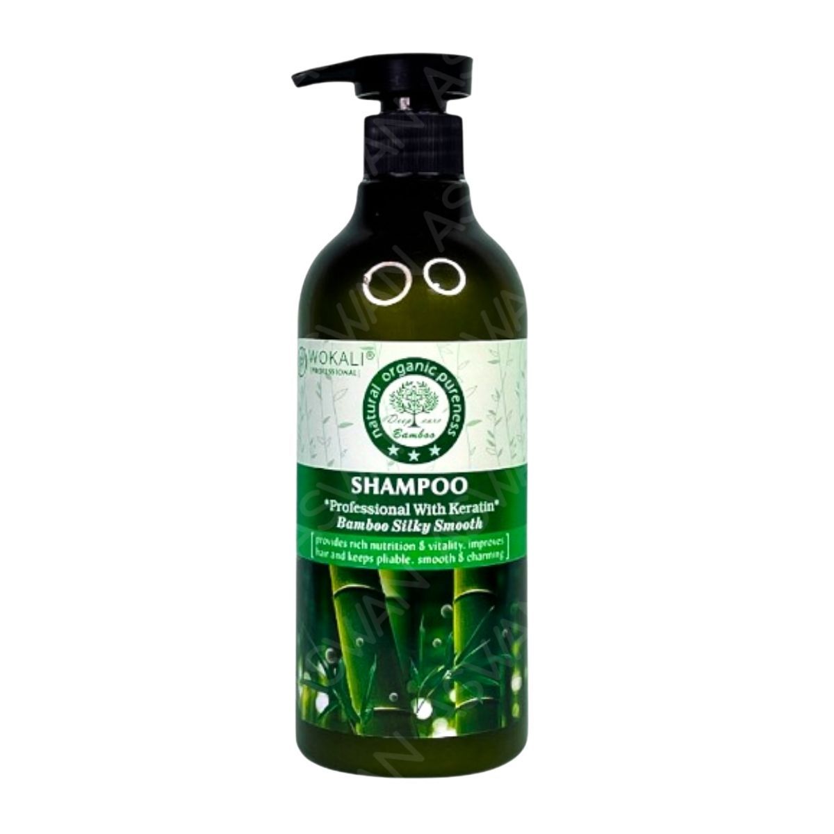WOKALI - SHAMPOO DE BAMBÚ  550 ML - WOKALI
