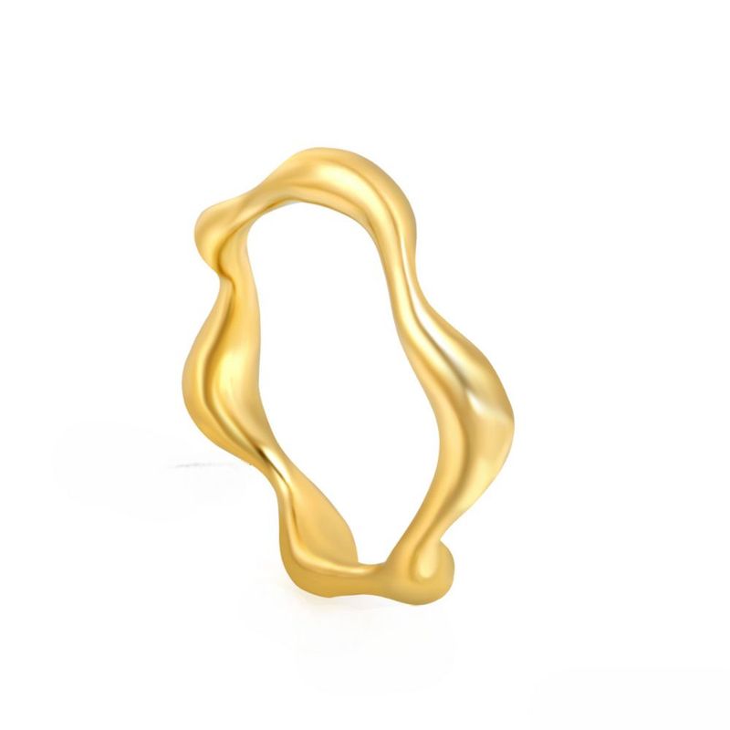 GENERICO - Anillo Ondas Bold Waterproof