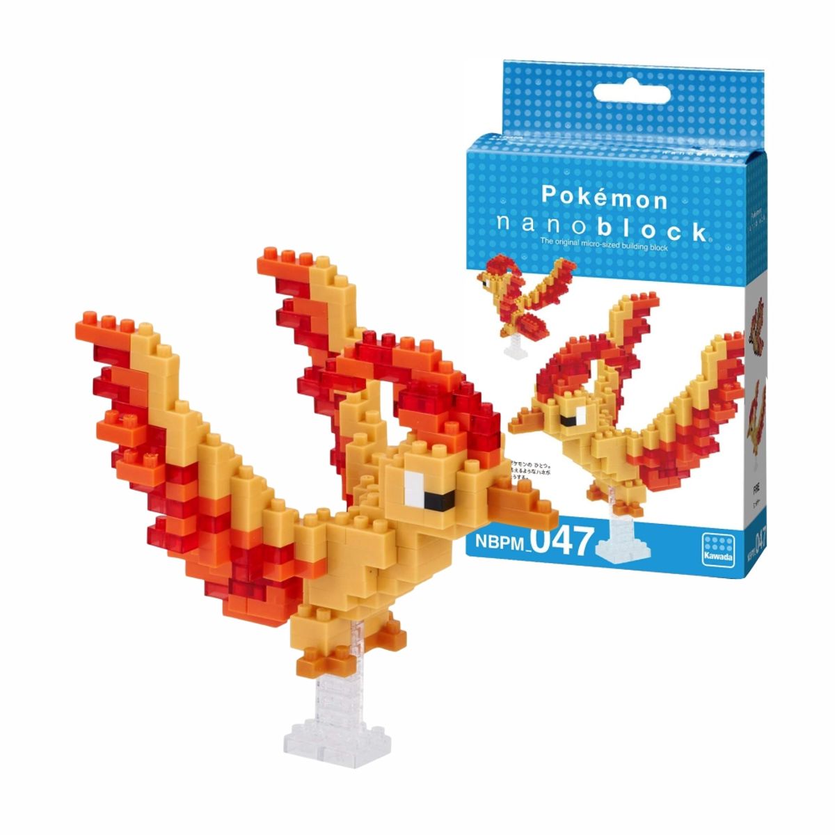 POKEMON - Pokemon Nanoblock Moltres 190 Piezas
