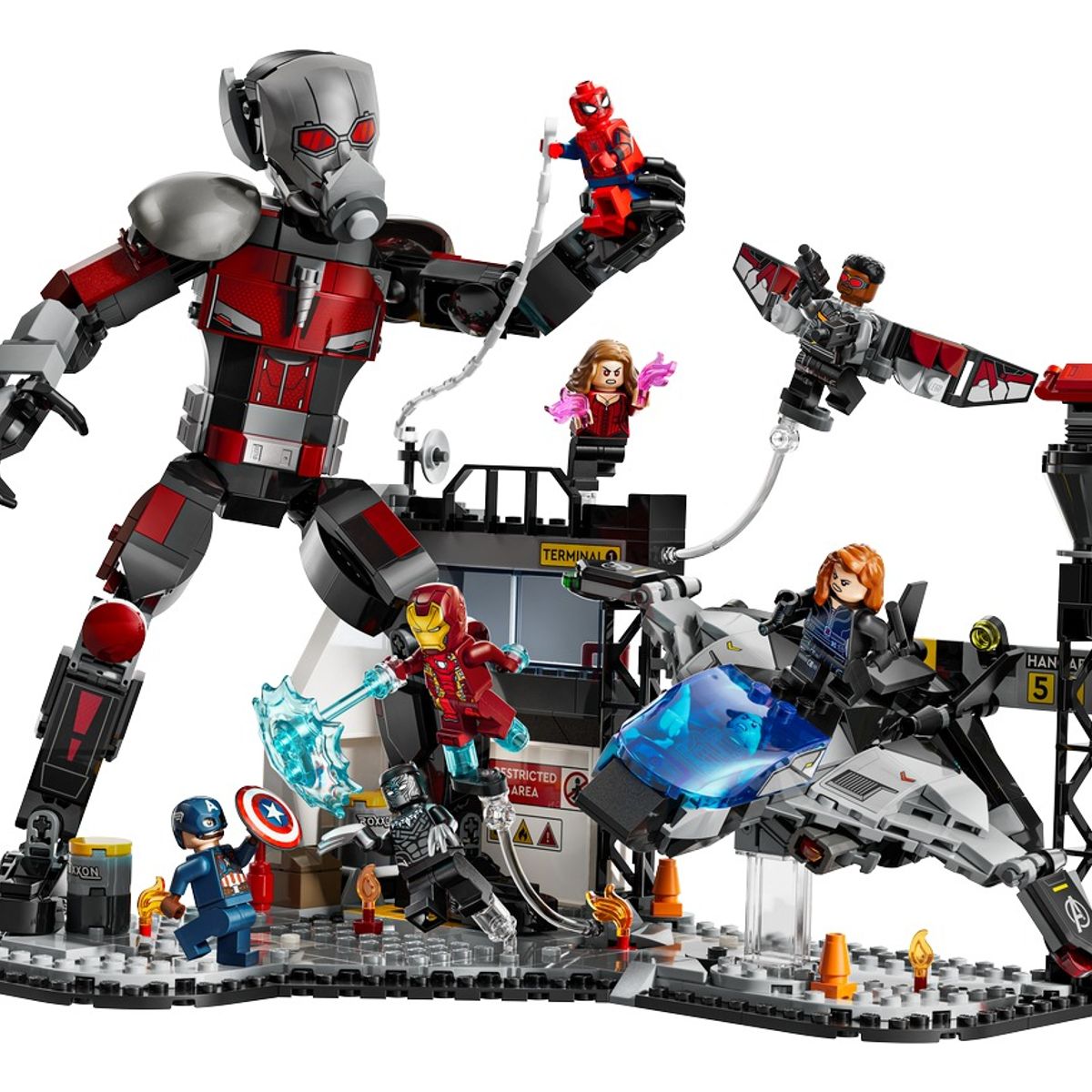 LEGO - LEGO 76314 Gran Batalla de Capitán América Civil War