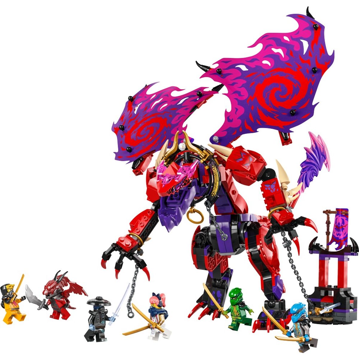 LEGO - LEGO 71832 Dragón del Caos Colmillo Tronador