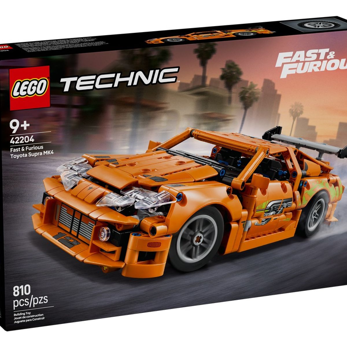 LEGO - Carro LEGO 42204 Fast and Furious Toyota Supra MK4