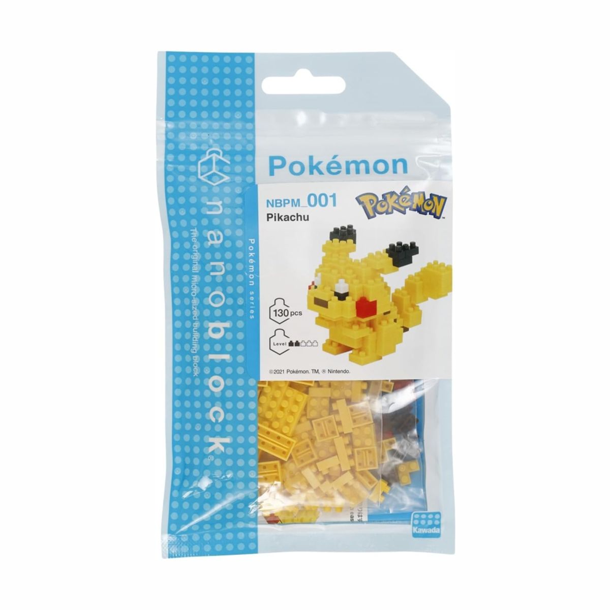 POKEMON - Pokemon Nanoblock Pikachu 130 Piezas