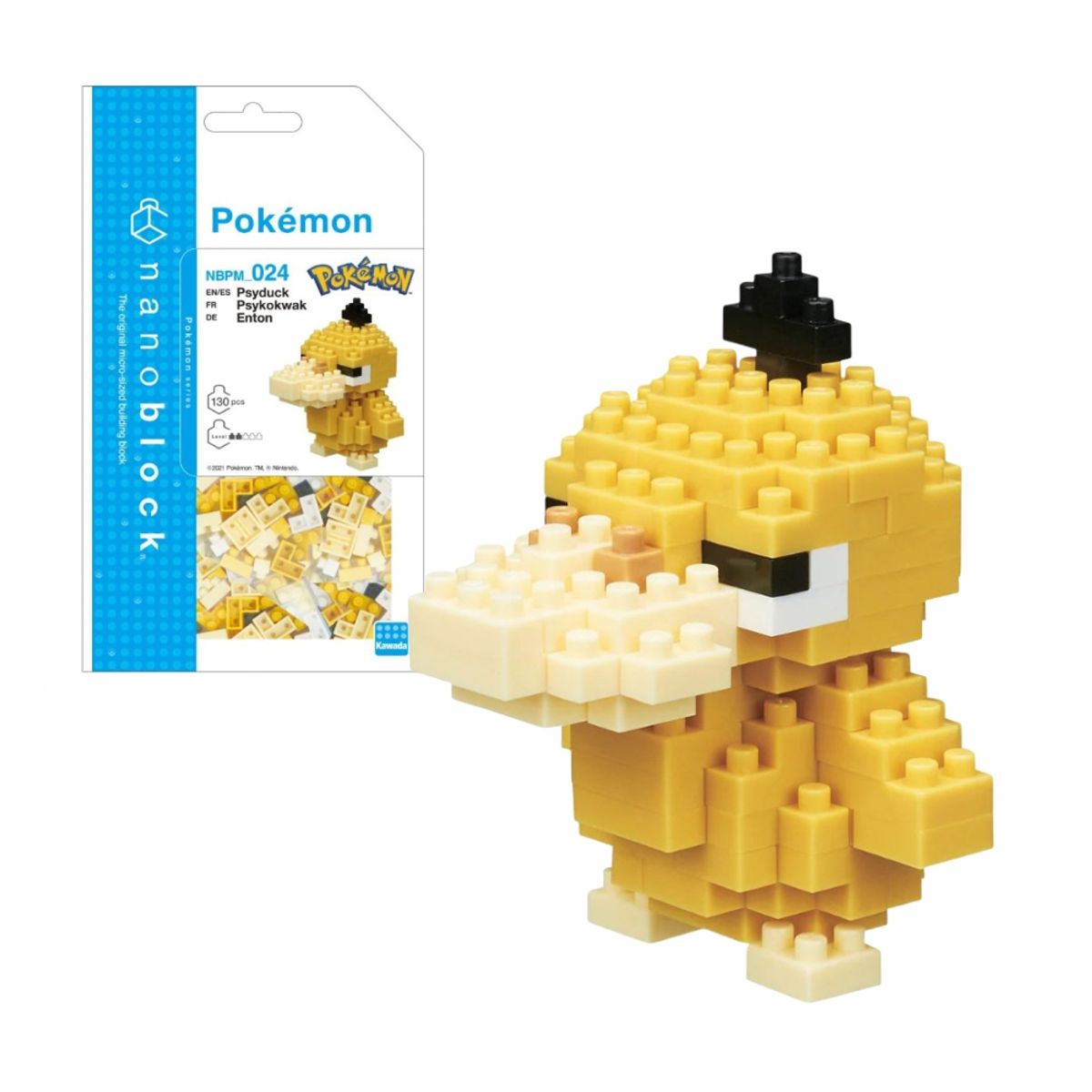 POKEMON - Pokemon Nanoblock Psyduck 130 Piezas