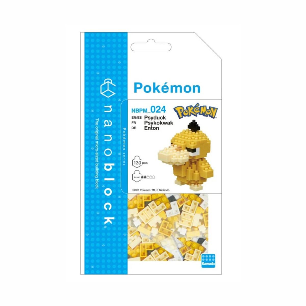 POKEMON - Pokemon Nanoblock Psyduck 130 Piezas