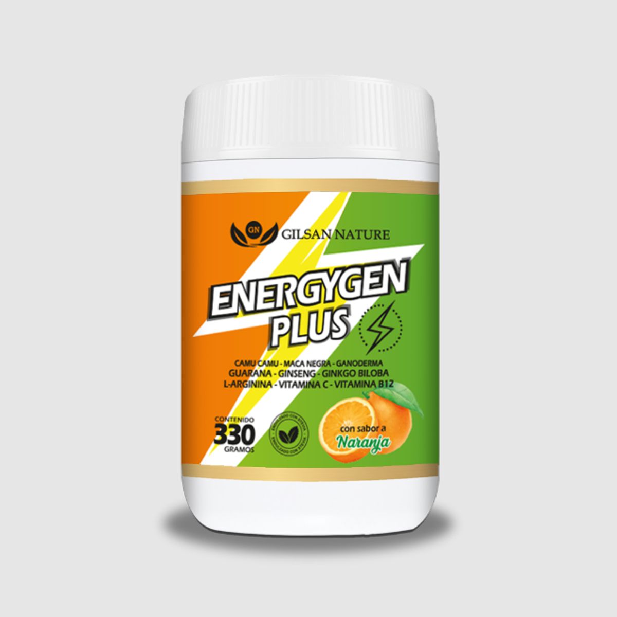 GENERICO - ENERGYGEM PLUS 330G -  MACA NEGRA, GUARANÁ, GINSENG, GANODERMA, GINKGO BILOBA