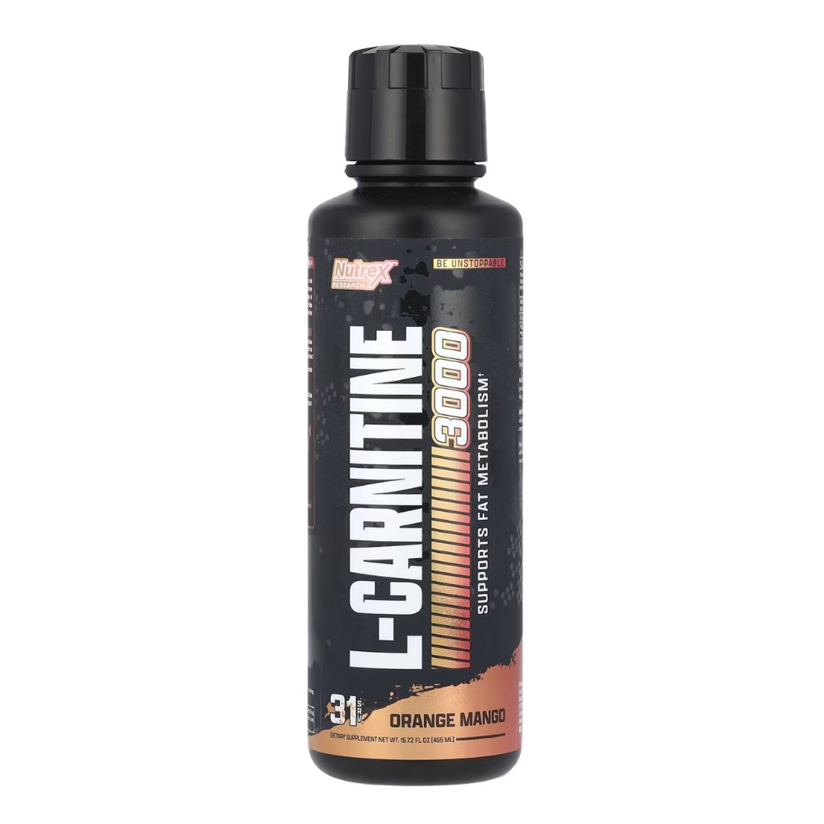 NUTREX RESEARCH - CARNITINA L- CARNITINE 3000 ORANGE MANGO +  SHAKER