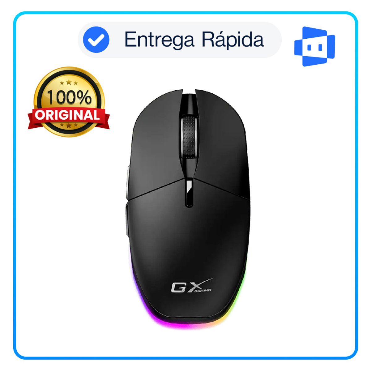 GENIUS - Mouse Gamer Genius GX Scorpion M8250 /Bluetooth RGB 3200 DPI – Negro