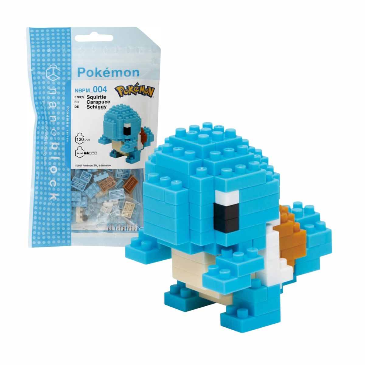 POKEMON - Pokemon Nanoblock Squirtle 120 Piezas