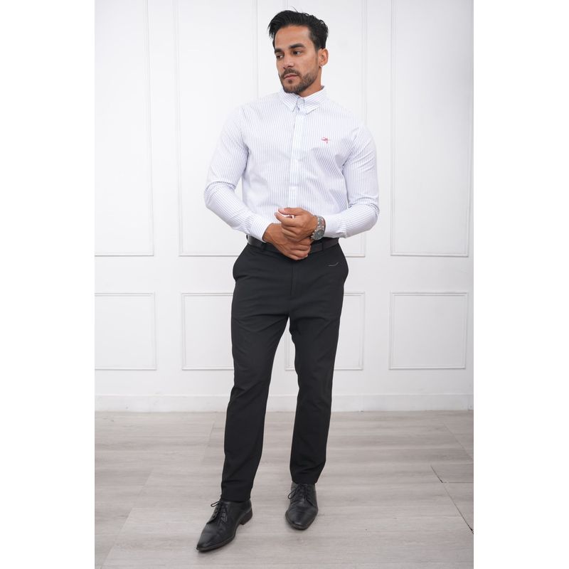 MEHIVIC - CAMISA HOMBRE SLIM FIT RAYAS POPELINA ALGODON MEHIVIC