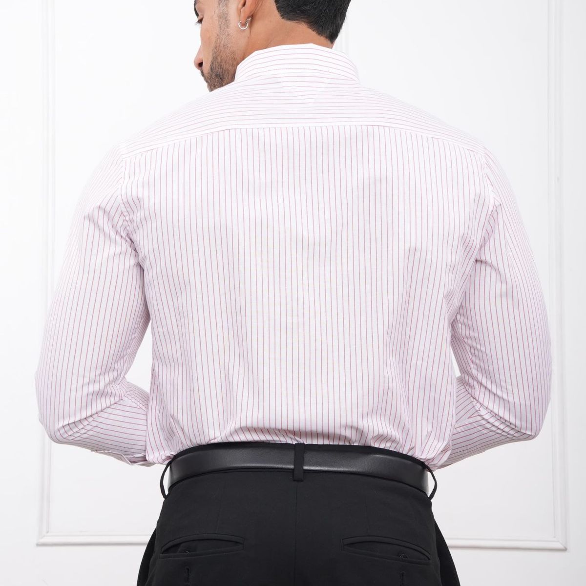 MEHIVIC - CAMISA HOMBRE SLIM FIT RAYAS POPELINA ALGODON MEHIVIC