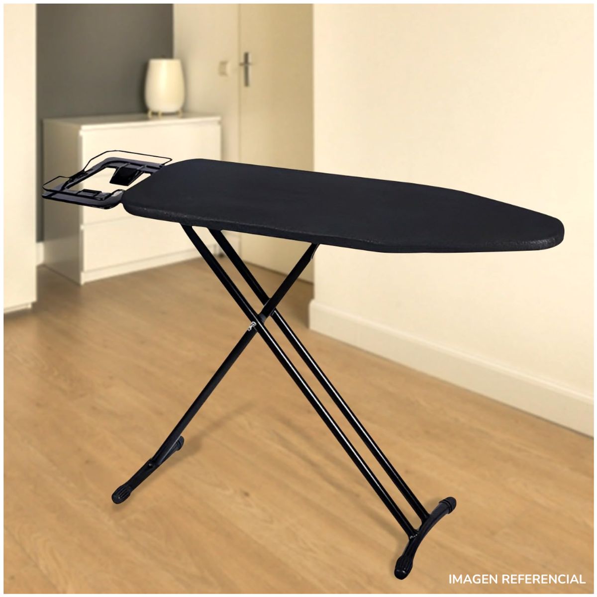 INSPIRA - Tabla de Planchar Plegable con Base Negra 120 x 30 cm