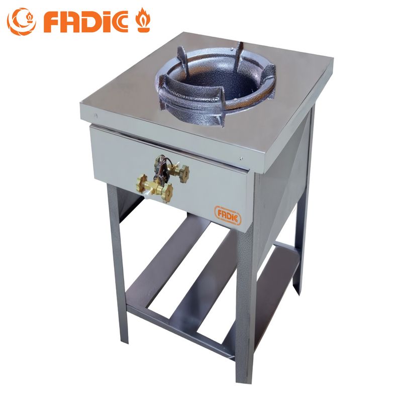 FADIC - Cocina Semi Industrial Fadic 1 Hornilla Fogón con Regulador