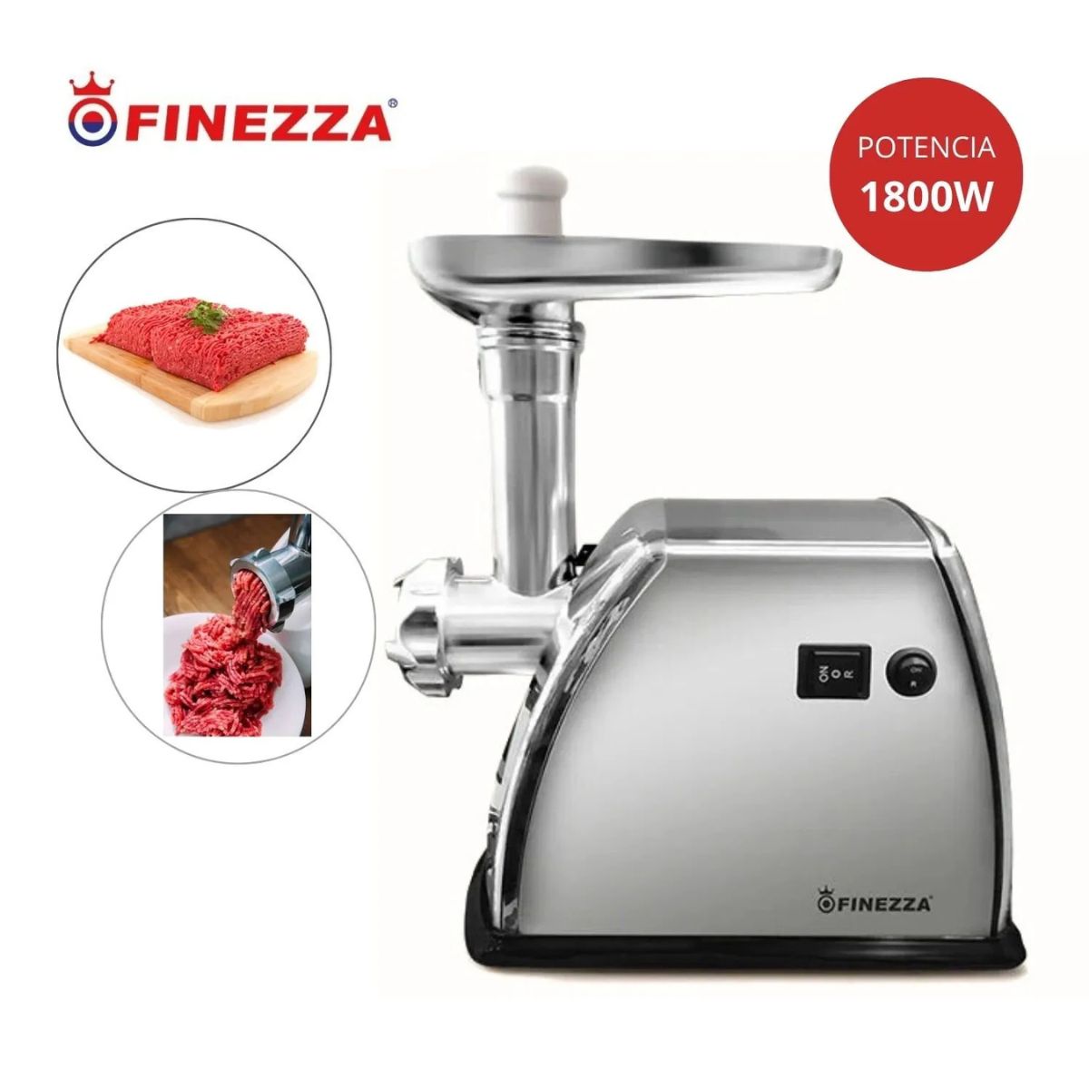 FINEZZA - Moledora de Carne Eléctrica Finezza
