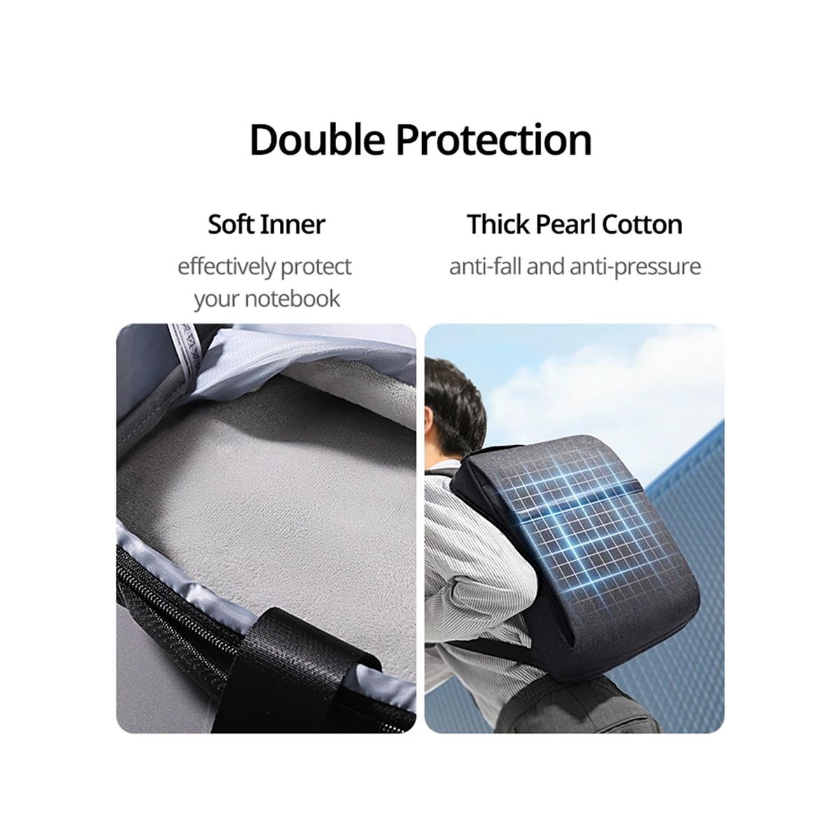 UGREEN - Mochila Para Laptop Hasta 156 Ugreen 90798 Gris