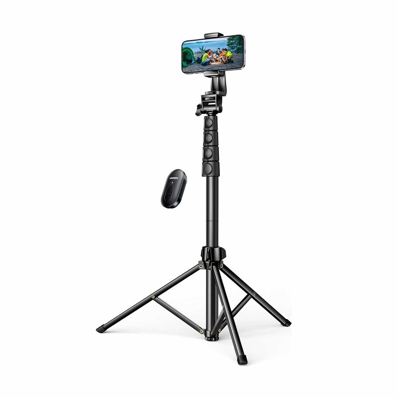 UGREEN - Tripode Ugreen Selfi Stick Remoto Bluetooth Negro LP680-15609
