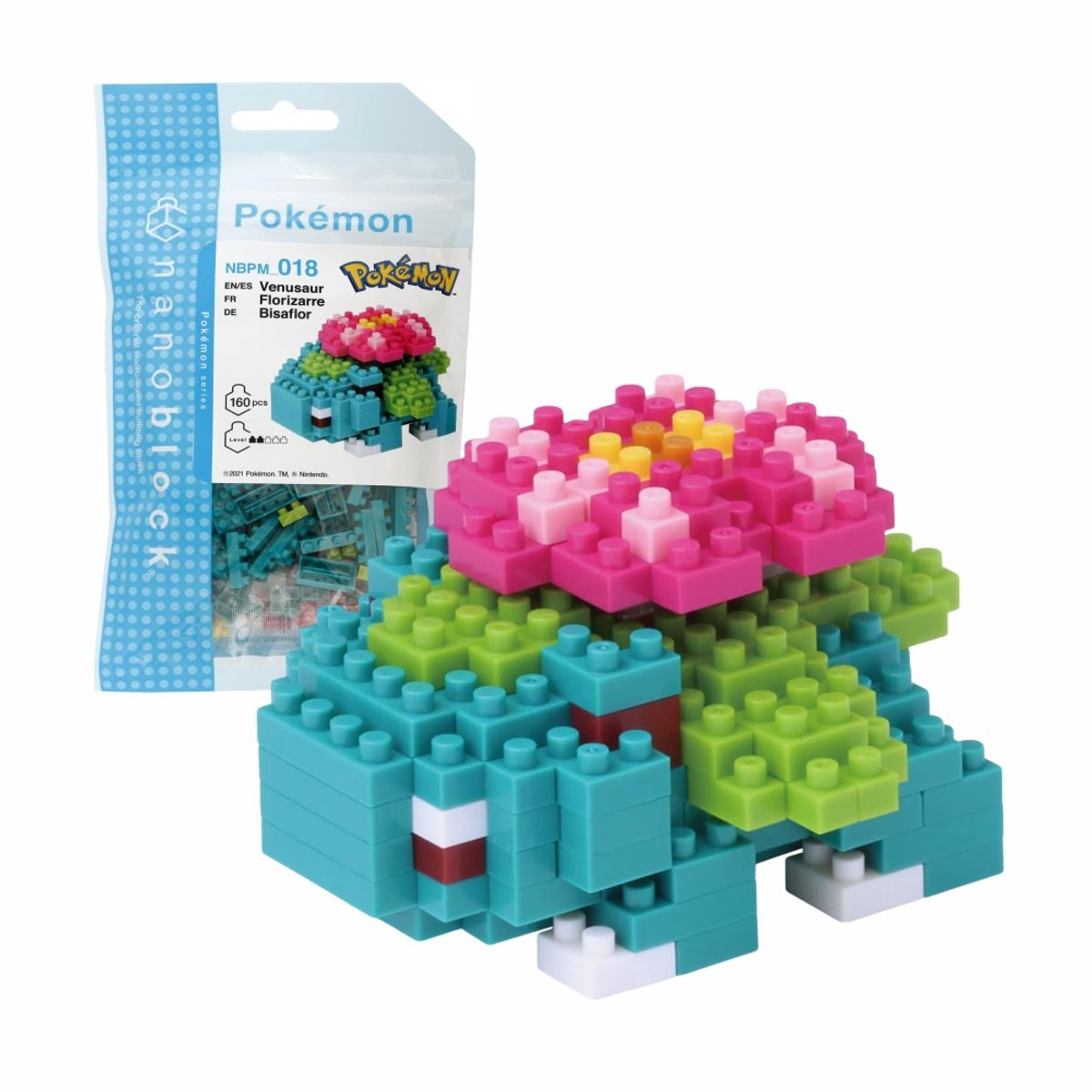 POKEMON - Pokemon Nanoblock Venusaur 160 Piezas