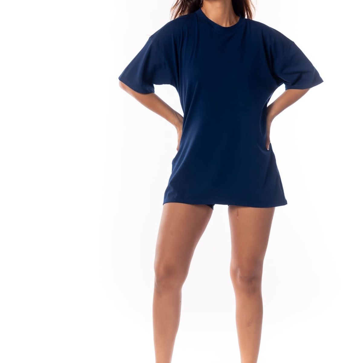 VELA WHITE - Overise Azul polo algodón