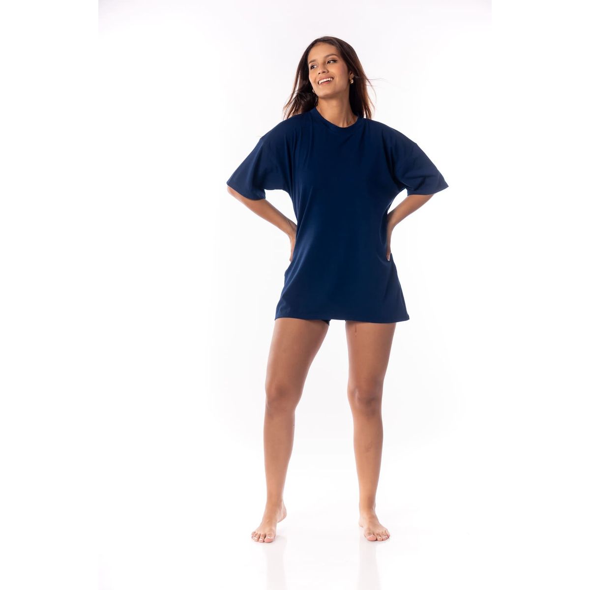 VELA WHITE - Overise Azul polo algodón